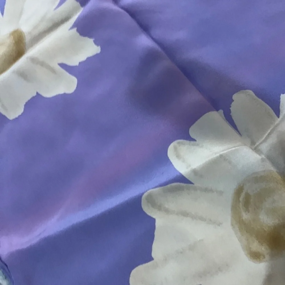 55” long‎ Lavender Floral Scarf